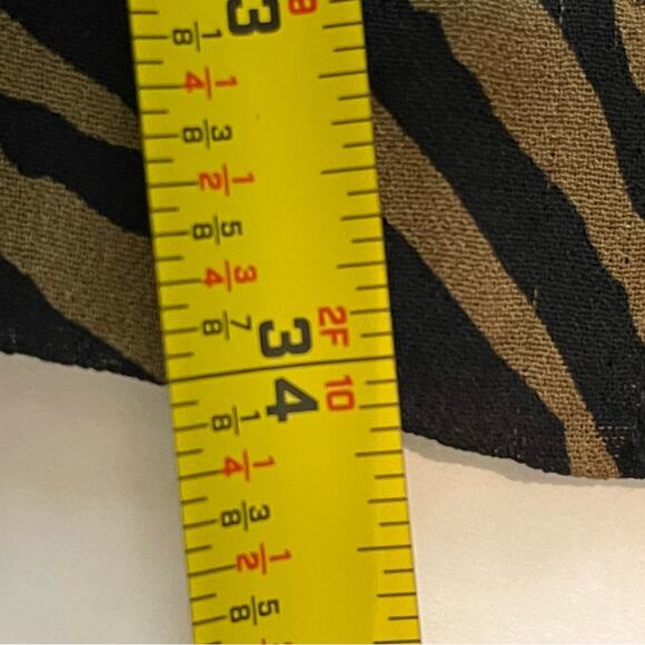 Usindo Sheer Sequined Animal Print Boho Artist Shirt Dress Vintage Size S - Picture 13 of 13